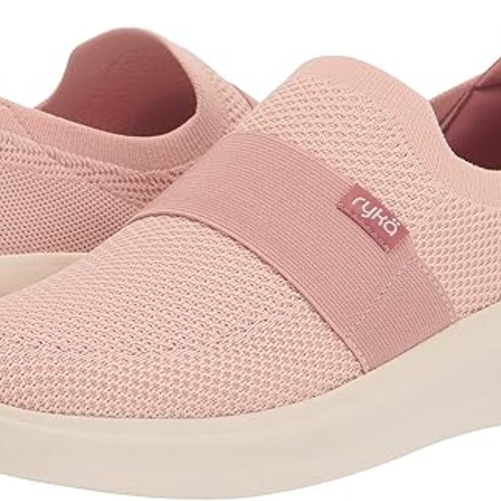 Ryka Women's Astrid Pink Knit SlipOn 8.5M